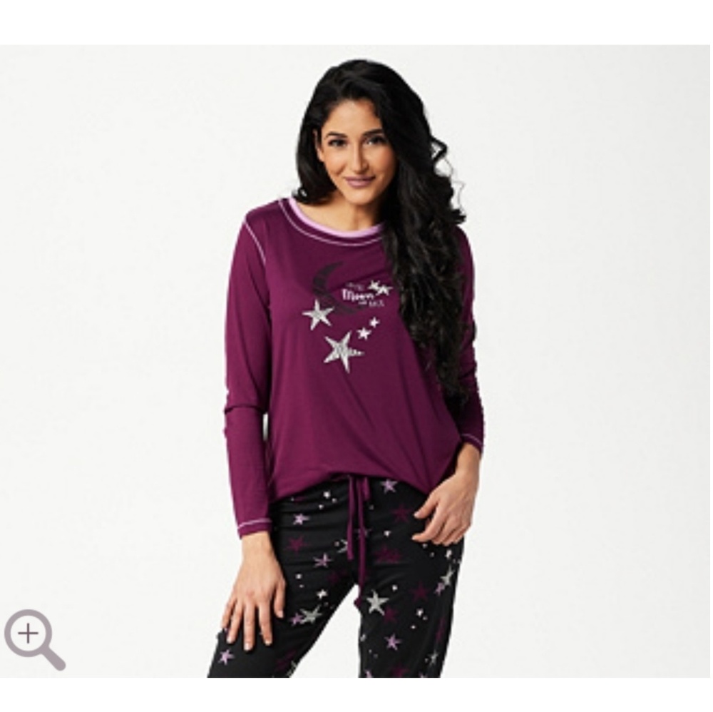 Cuddl Duds Cozy Jersey Novelty Pajama Set w Socks
